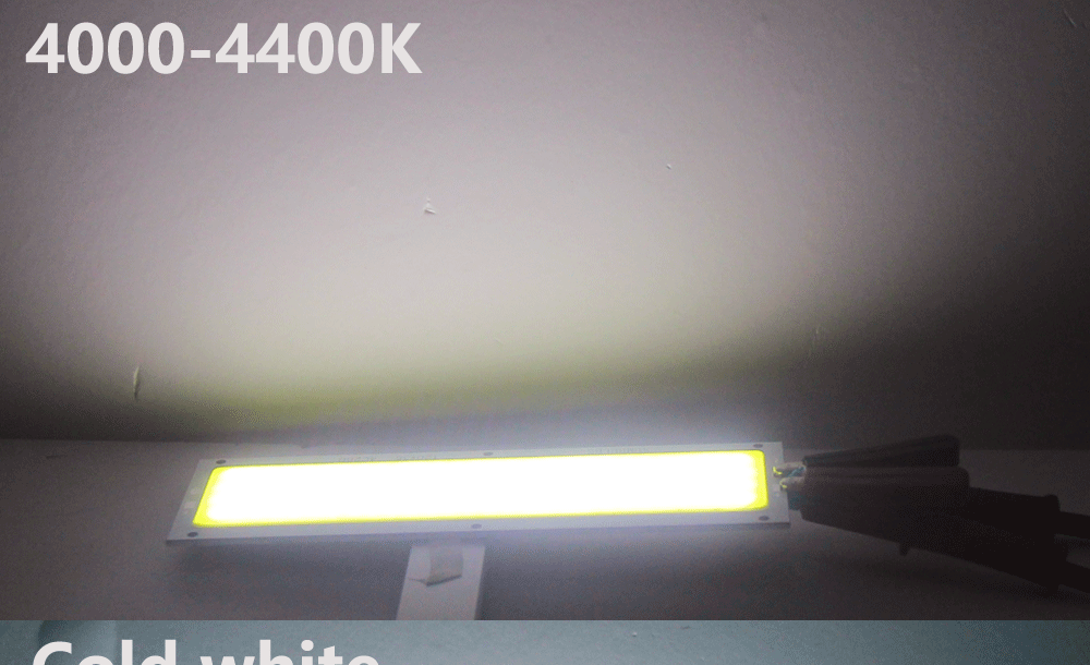 SUMBULBS 16W 1600LM COB LED Strip 120x36mm DC 12V Input DIY for Car Lights Work Lamps Home Bulbs Bar COB Chips