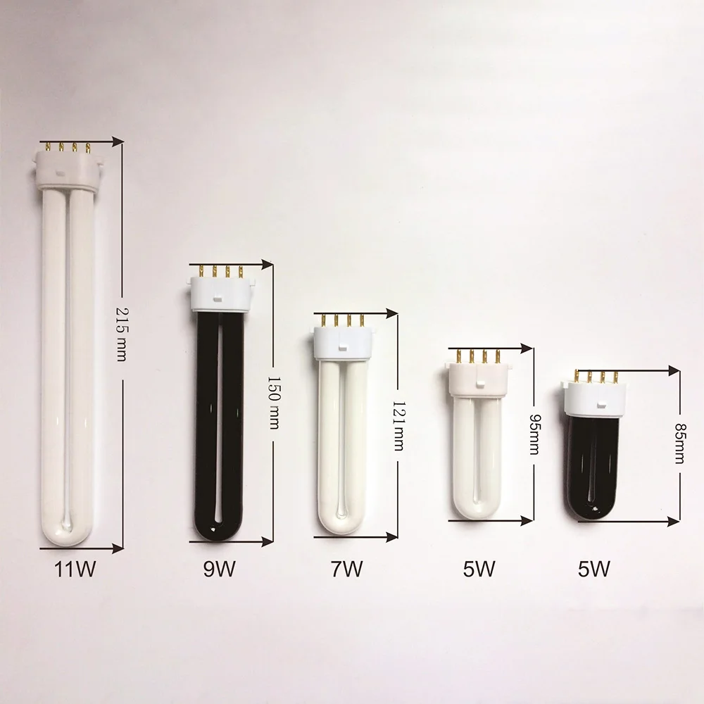 220V Mosquito Killler Lamp Tube 5W 7W 9W 11W Four-pin 2G7 Insect Trap 365nm UV Electric Shock Mosquito Trapping Light for House