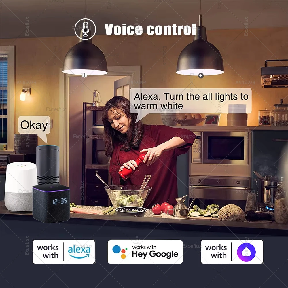 Ewelink Zigbee Smart Led Light Bulbs E27 LED Lamps RGB+WW+CW 18W 15W Bulb Works With Alexa Google Home Alice Required Zigbee Hub