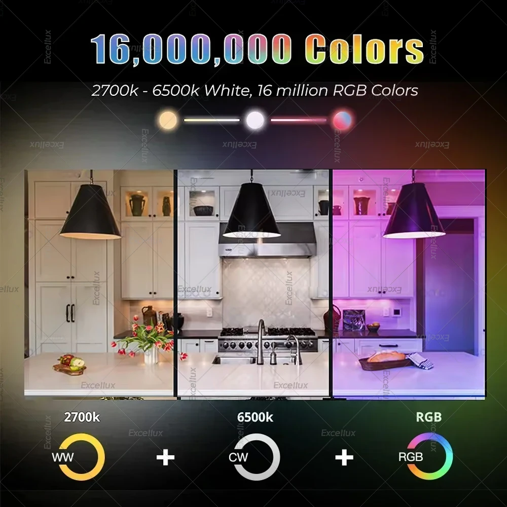Ewelink Zigbee Smart Led Light Bulbs E27 LED Lamps RGB+WW+CW 18W 15W Bulb Works With Alexa Google Home Alice Required Zigbee Hub