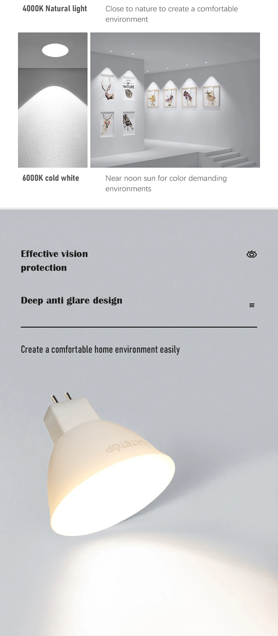 10pcs/lot LED Low Voltage Spotlight GU5.3/MR16 AC/DC 12V 3W-7W High Efficiency Warm White Light Can Replace 20W 50W Halogen Lamp
