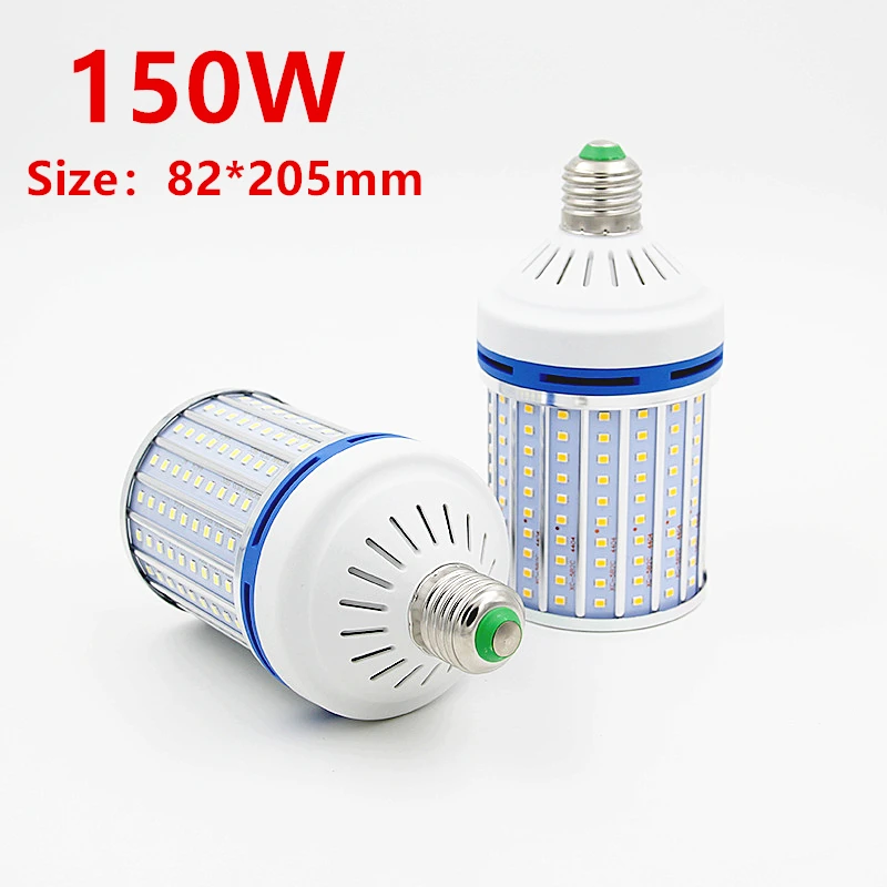 30W 60W 80W 100W 150W 200W 250W LED Corn Lamp E27 E26 B22 E39 E40 Light Bulb 110V 220V Aluminum For Warehouse Factory Basement
