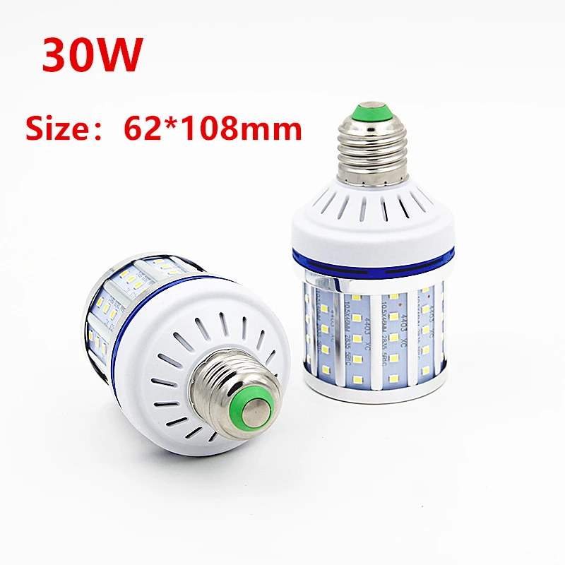 30W 60W 80W 100W 150W 200W 250W LED Corn Lamp E27 E26 B22 E39 E40 Light Bulb 110V 220V Aluminum For Warehouse Factory Basement