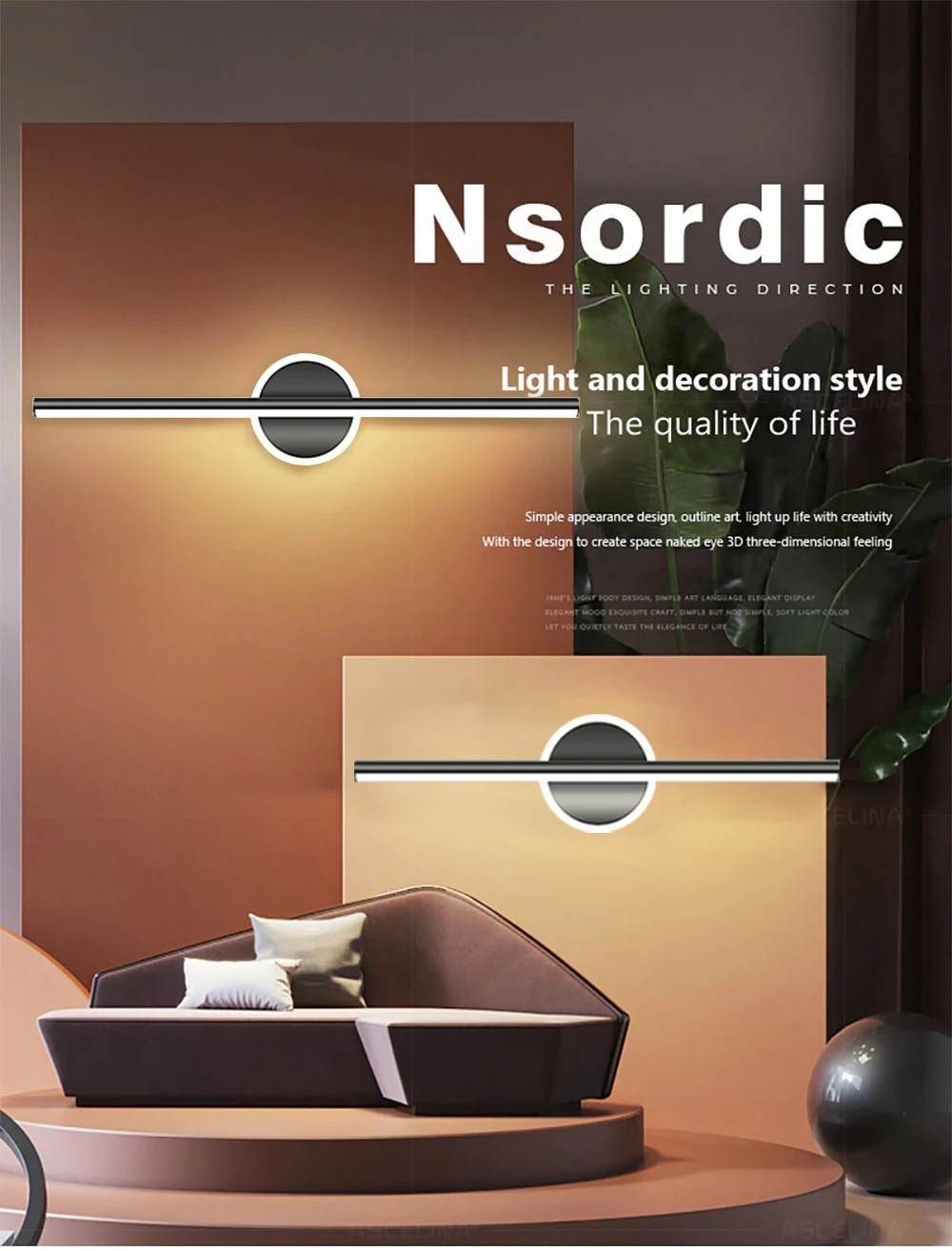 Modern LED Wall Lamp Black Mirror Light Dresser Bathroom Toilet Long Strip Lamps Home Decor 40/60/80CM Led Lighting Lustre