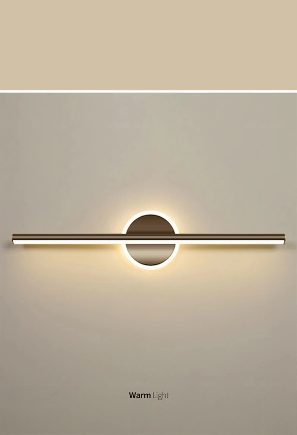 Modern LED Wall Lamp Black Mirror Light Dresser Bathroom Toilet Long Strip Lamps Home Decor 40/60/80CM Led Lighting Lustre
