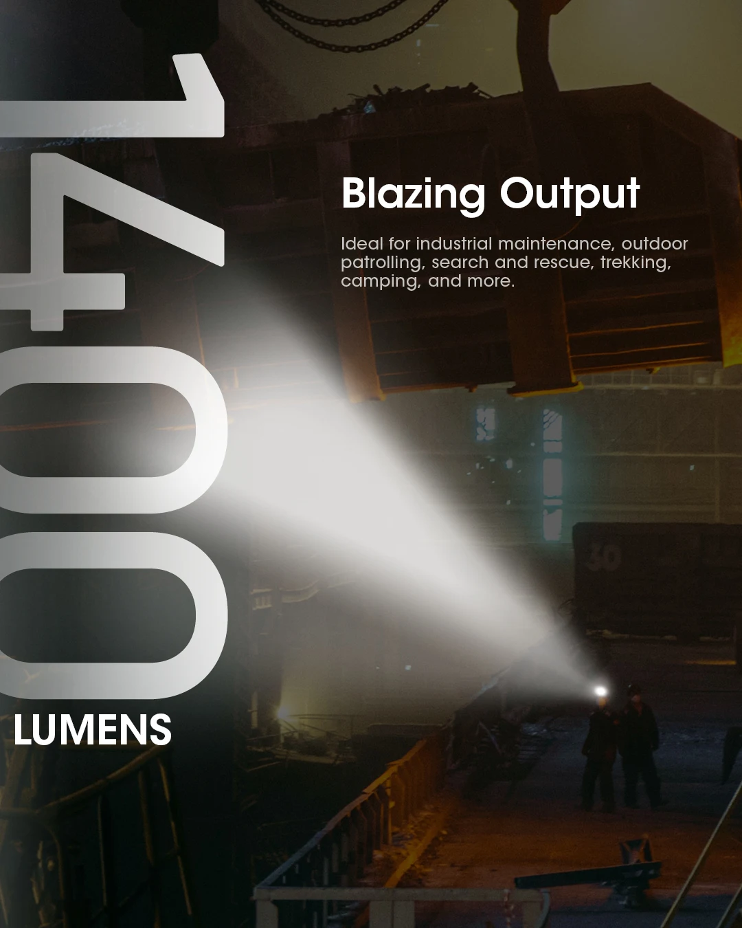 NITECORE NU50 1400Lumens Rechargeable Headlamp Powerful&Lightweitght Headlight built-in 21700 Battery