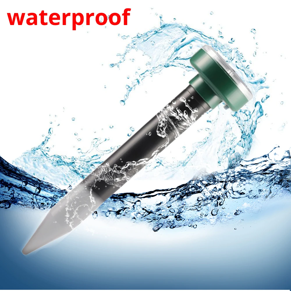 1/2/4/8 Solar Powered Ultrasonic Sonic Mole Pest Rodent Repeller Repellent Yard Outdoor Lamp Backyard Farmland Mouse Repeller