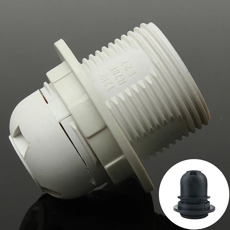 1PC Screw ES E27 M10 Light Bulb Lamp Holder Pendant Socket Lampshade Collar