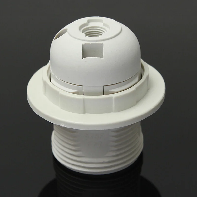 1PC Screw ES E27 M10 Light Bulb Lamp Holder Pendant Socket Lampshade Collar
