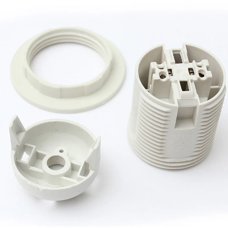 1PC Screw ES E27 M10 Light Bulb Lamp Holder Pendant Socket Lampshade Collar