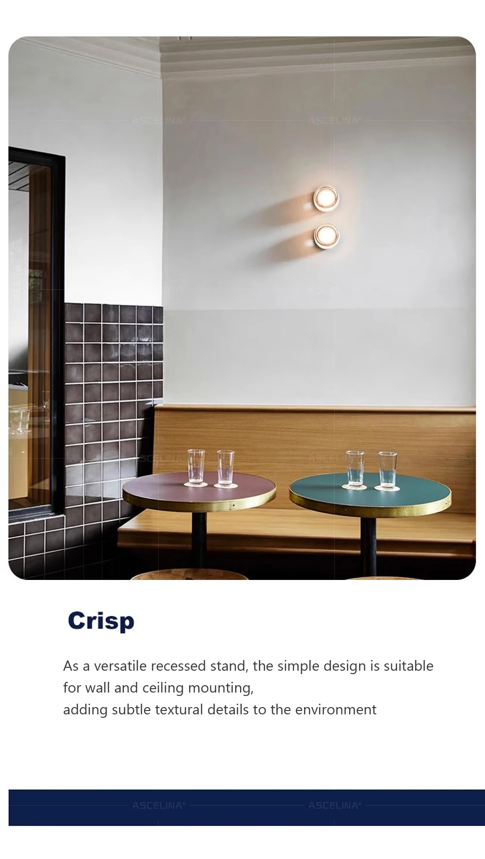 Modern LED Wall Lamp Living Room Amber Jelly Decor Wall Sconces Corridor Study Dining Room Home Decoration Smokey Grey Fixture