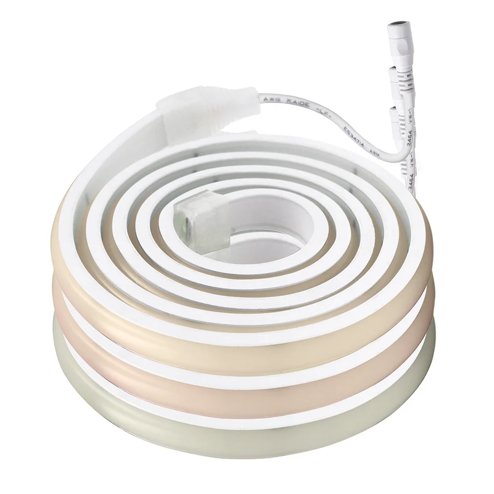 IP68 Waterproof COB LED Neon Strip Light 12V 24V Dimmable 320 LEDs Flexible Ribbon High Density Linear Lighting Home Decoration