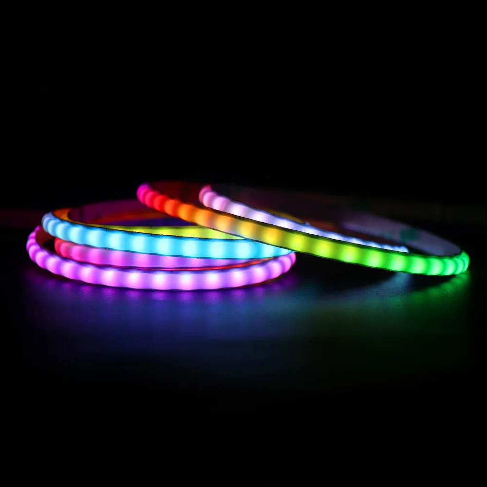 Full Color COB Smart LED Strip Light DC 5V 12V Individually Addressable 160LED Dream Colour 5mm RGB Pixel LED Tape Ribbon DIY