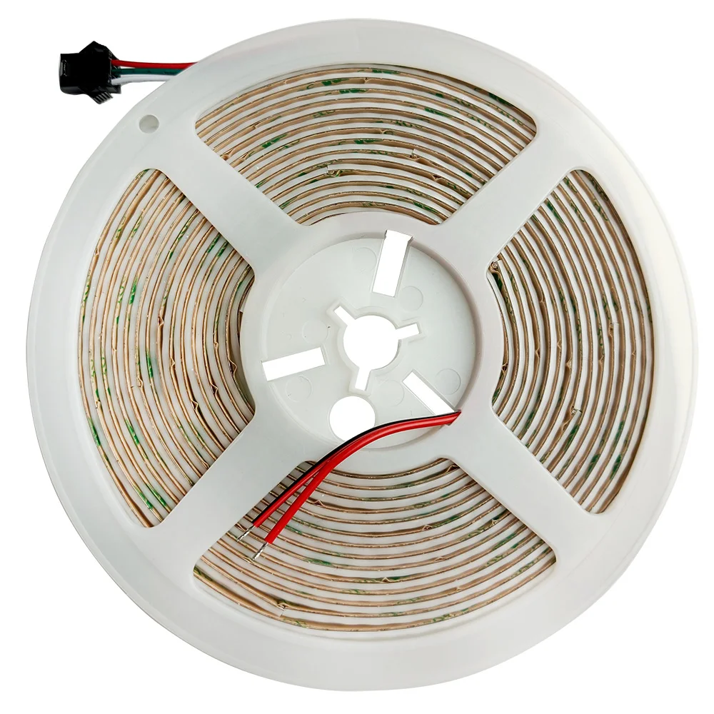 Full Color COB Smart LED Strip Light DC 5V 12V Individually Addressable 160LED Dream Colour 5mm RGB Pixel LED Tape Ribbon DIY