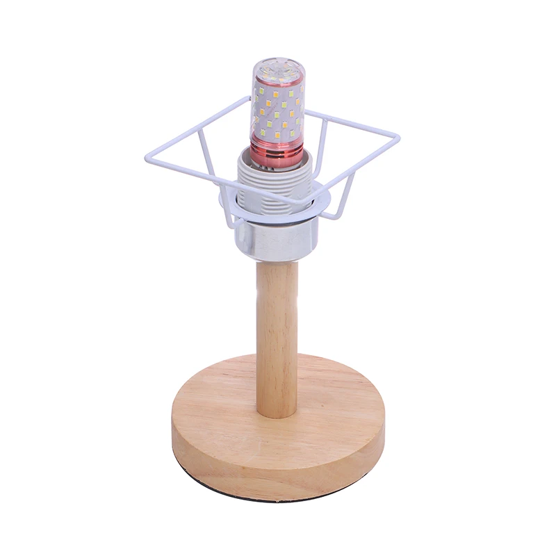 1Set Cylinder Vintage Lampshade Lamp Iron Lamp Frame Shade Accessories For E27 Lamp Socket Chandelier