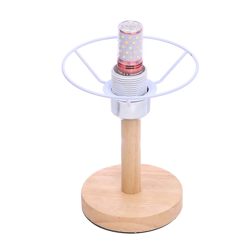 1Set Cylinder Vintage Lampshade Lamp Iron Lamp Frame Shade Accessories For E27 Lamp Socket Chandelier