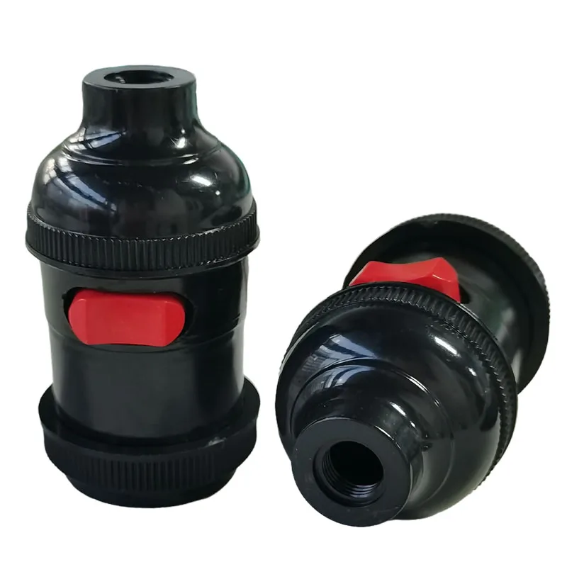 1PCS E27 Switch Bakelite Lamp Holder Bedside Screw Chandelier Light Head Machine Tool Lamp Holder