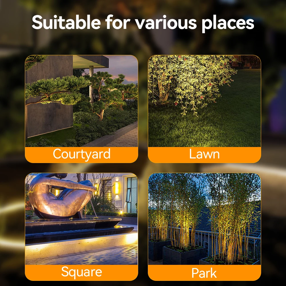 LED Tree Hugging Light Night Projection Spotlight Lamp Outdoor Waterproof Landscape Tree Hold Lights for Home Garden Park Decor
