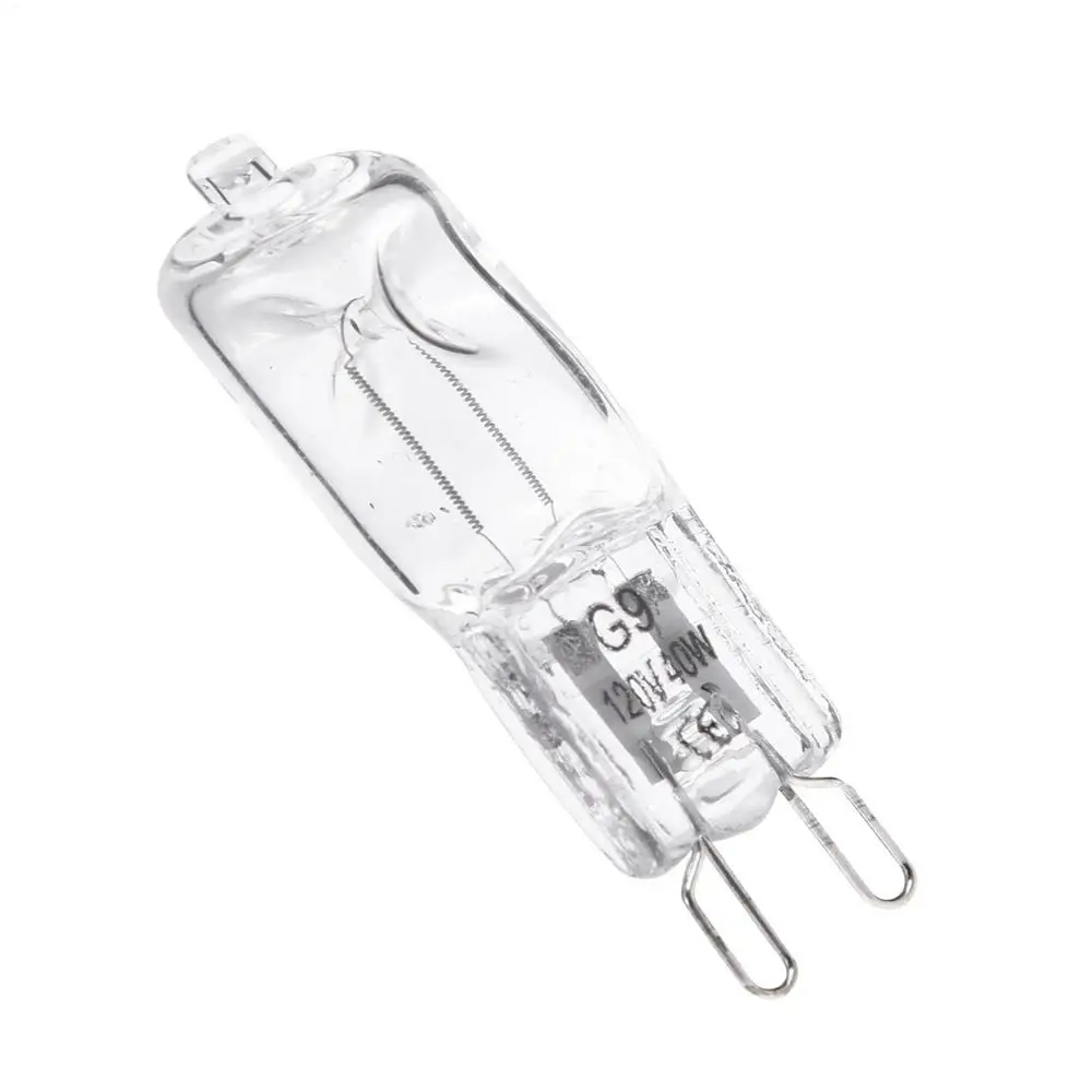 G9 110-130V 220-240V 40W Portable Warm White Halogen Bulb Light Lamp 2600K Globe Halogen Bulb Oven Lighting Lamps Inserted Beads