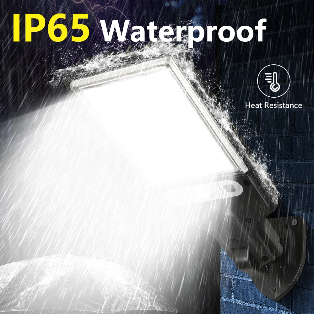 600W Powerful Outdoor Solar LED Street Lamp IP65Waterproof Solar Lamp Outdoor Courtyard Wall Light Garage Lighting Terrace Decor