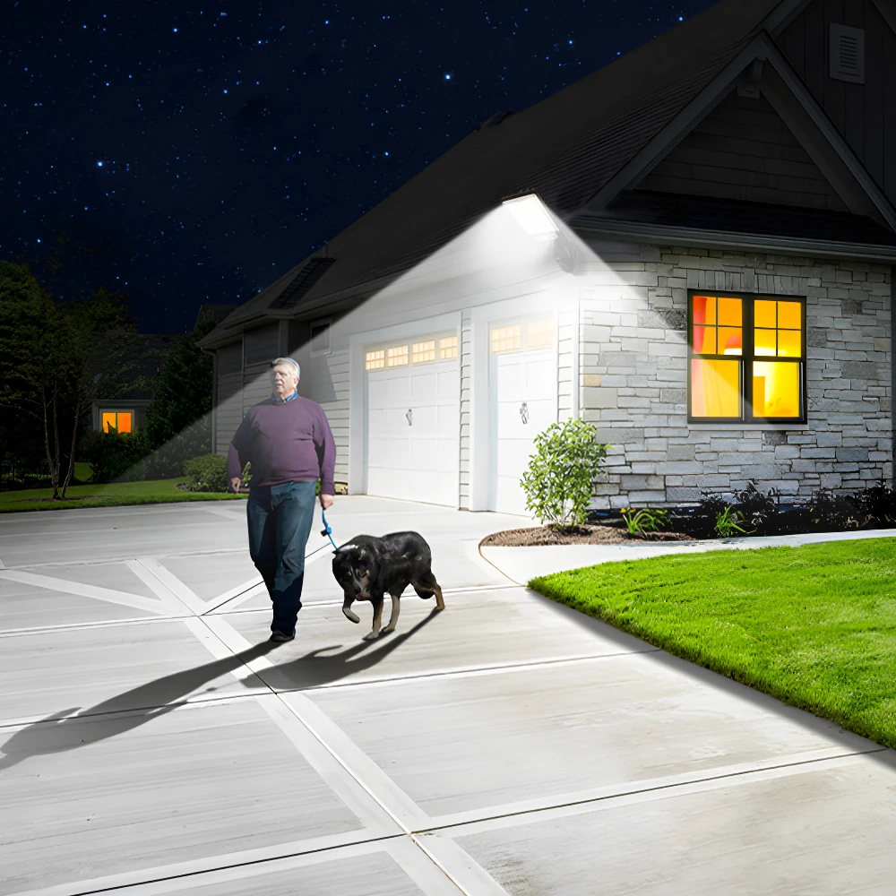 600W Powerful Outdoor Solar LED Street Lamp IP65Waterproof Solar Lamp Outdoor Courtyard Wall Light Garage Lighting Terrace Decor