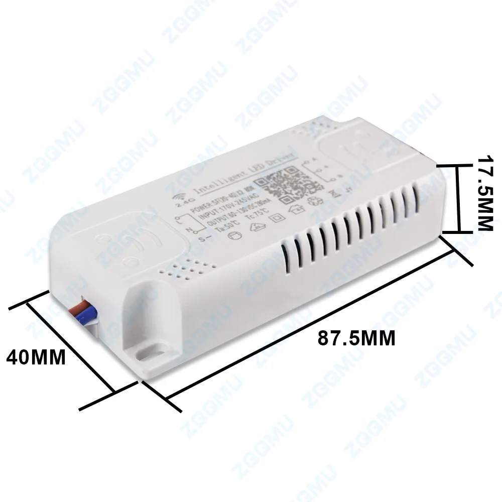 LED Driver 2.4G 20-40W×2 40W 60W 80W 100W 280mA Adapter for Power Supply AC220V 3 Tone Lighting Transformer With Controller