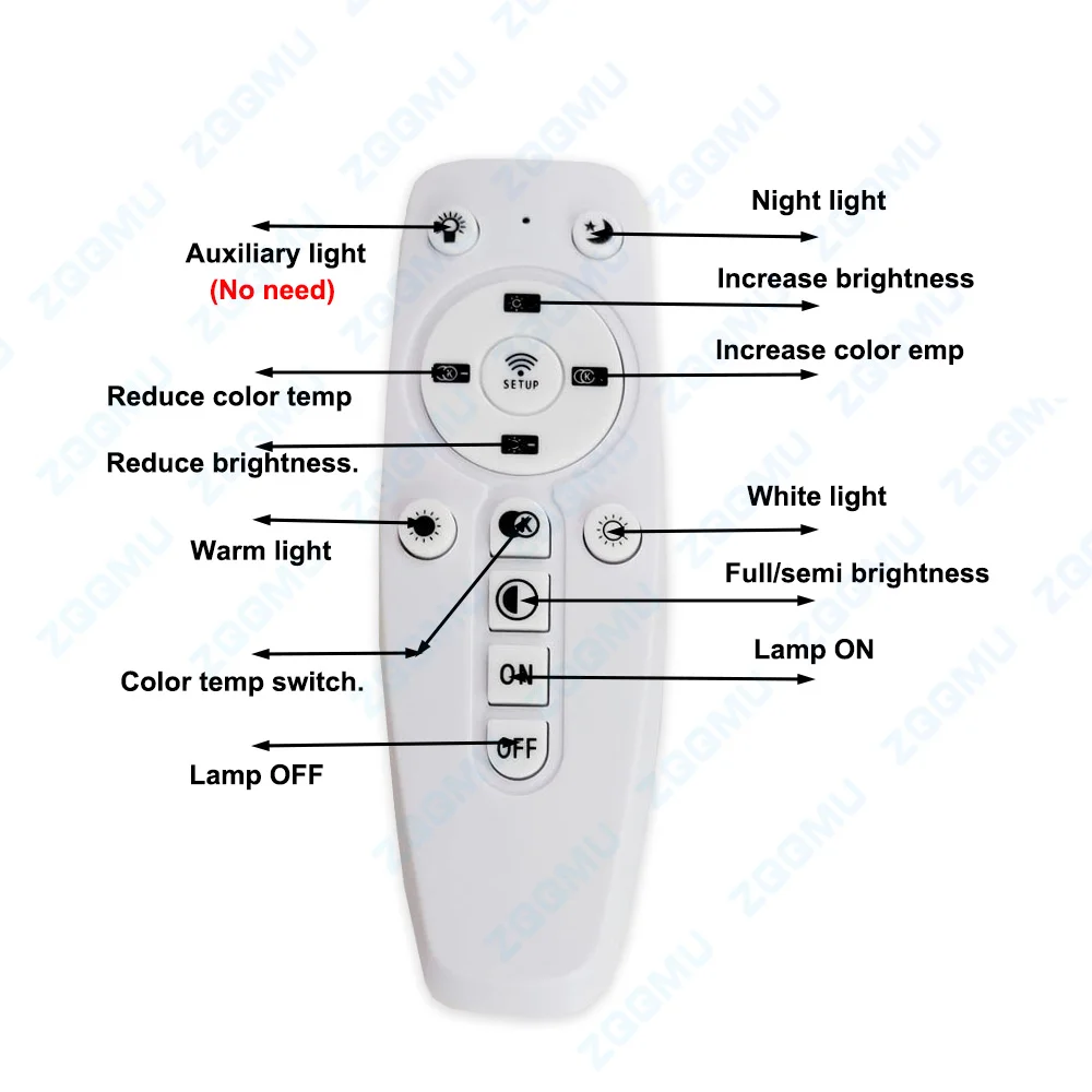 LED Driver 2.4G 20-40W×2 40W 60W 80W 100W 280mA Adapter for Power Supply AC220V 3 Tone Lighting Transformer With Controller