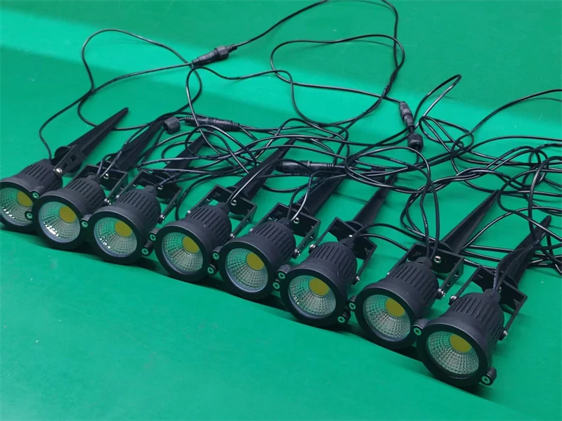 2/4/6/10 in 1 IP65 Waterproof 2 Meters Waterproof Wiring LED Garden Lights Outdoor Lawn Lamp Safety Low Voltage Street Lights