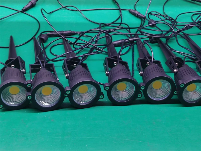 2/4/6/10 in 1 IP65 Waterproof 2 Meters Waterproof Wiring LED Garden Lights Outdoor Lawn Lamp Safety Low Voltage Street Lights