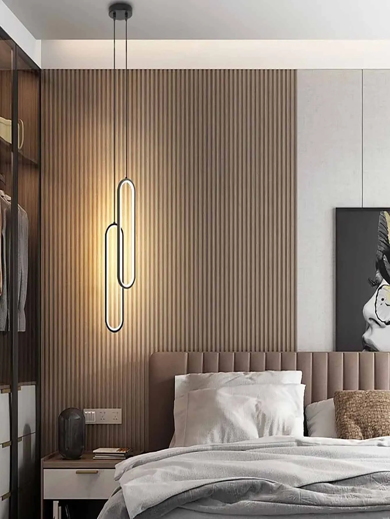 Minimalist Pendant Light For Hotel Bar Decoration Aluminium Nordic Pendant Lamp For Kitchen Island Bar Chandelier Coffee Shop