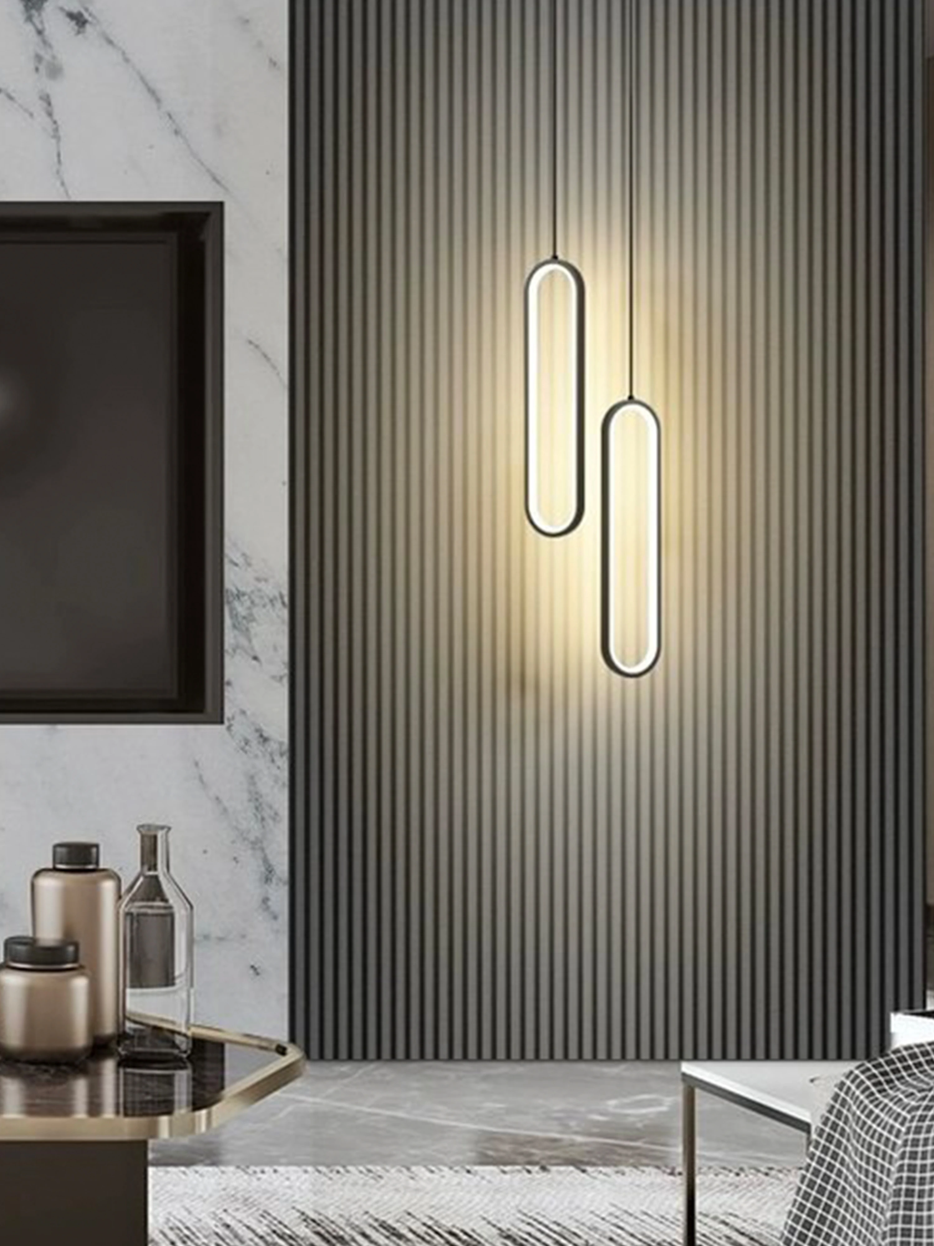 Minimalist Pendant Light For Hotel Bar Decoration Aluminium Nordic Pendant Lamp For Kitchen Island Bar Chandelier Coffee Shop