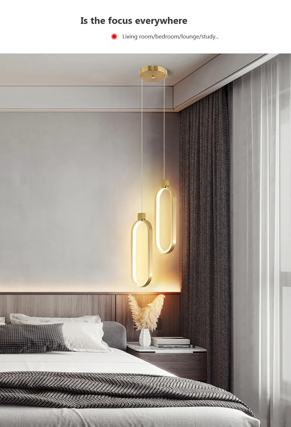 Minimalist Pendant Light For Hotel Bar Decoration Aluminium Nordic Pendant Lamp For Kitchen Island Bar Chandelier Coffee Shop