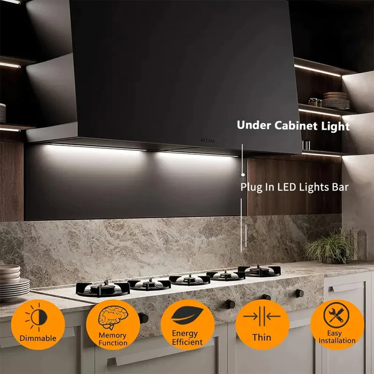 Led Light Tube Reading Lamp Usb Plug Magnetic Strip Suction Bedside Mini Night 20cm/40cm/50cm Dimmable 3colors Student-dormitory