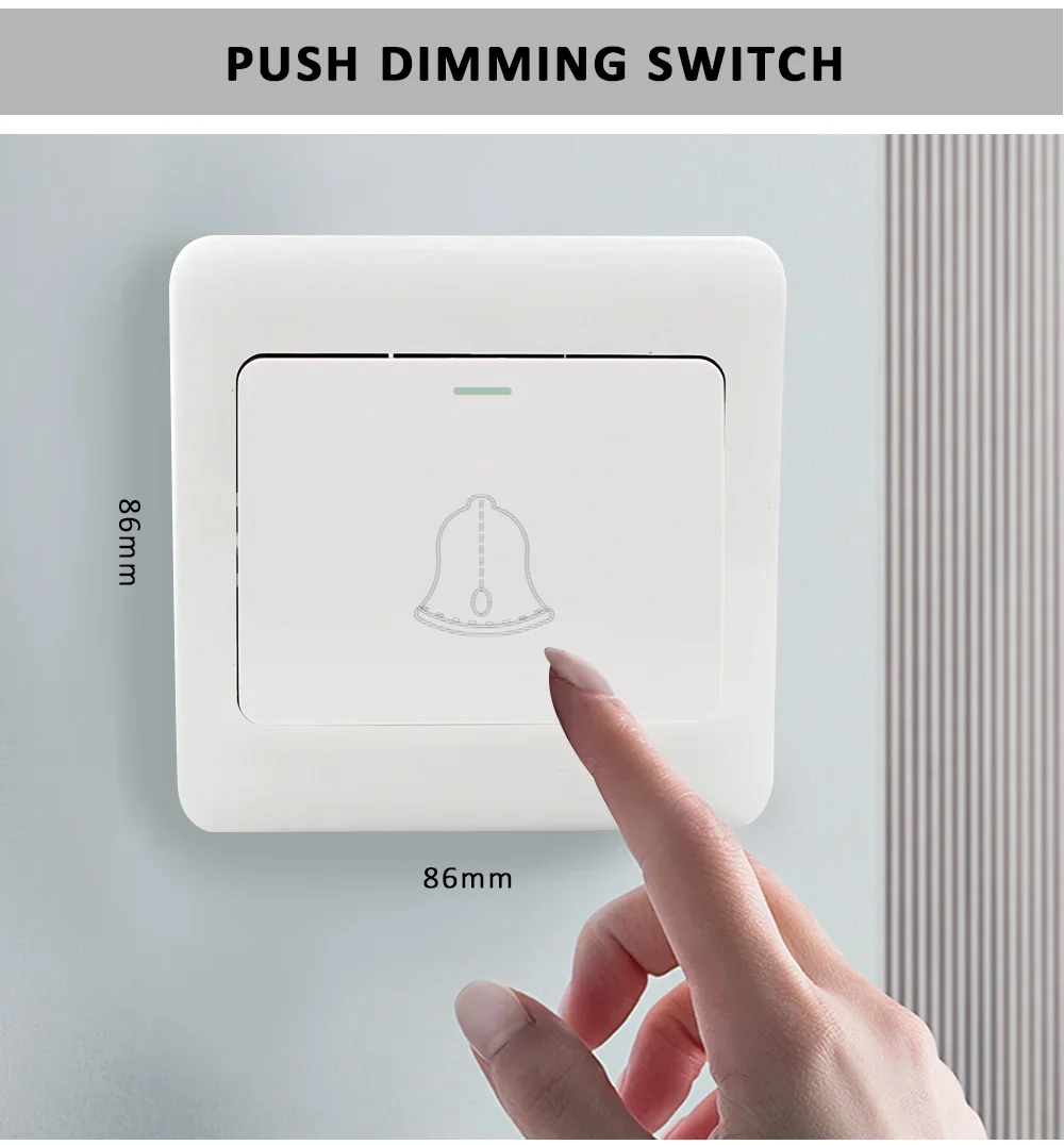 Single Color LED Dimmer 5V 12V 24V 36V 8A Dimming 2835 5050 FCOB Strip Light Controller RF 2.4G Wireless Touch Remote Control V1