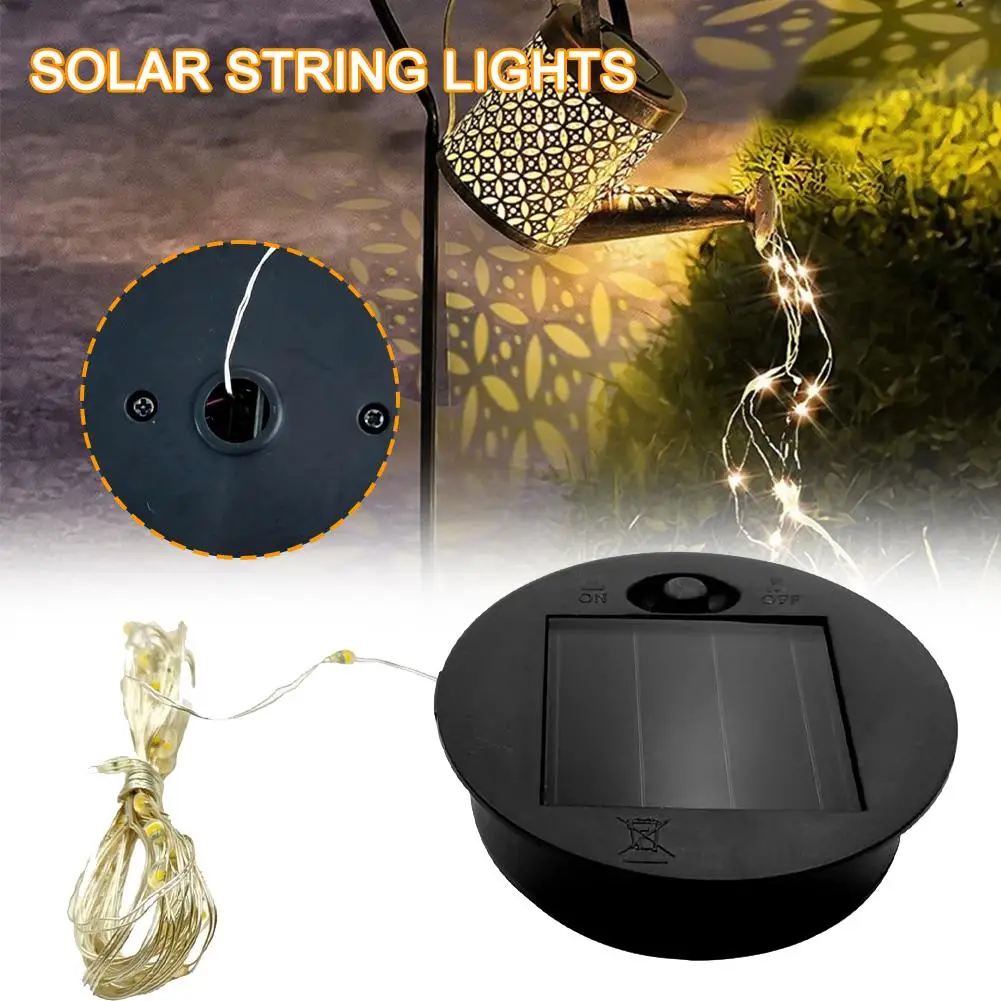 1Pack Solar Lights Replacement Solar Lantern Parts LED Solar Panel Lantern Lid Lights for Outdoor Hanging