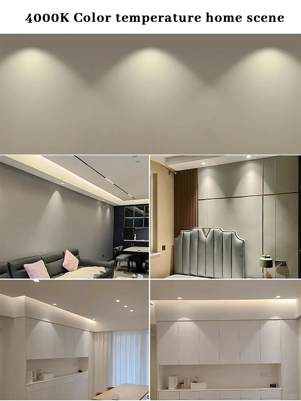 5/8/10/12pcs Dimmable GU10 Led Spotlight 220V Warm Light 3000K 4000K 6000K Dimming Bulb Replace 50W Halogen Lamp Home Direction