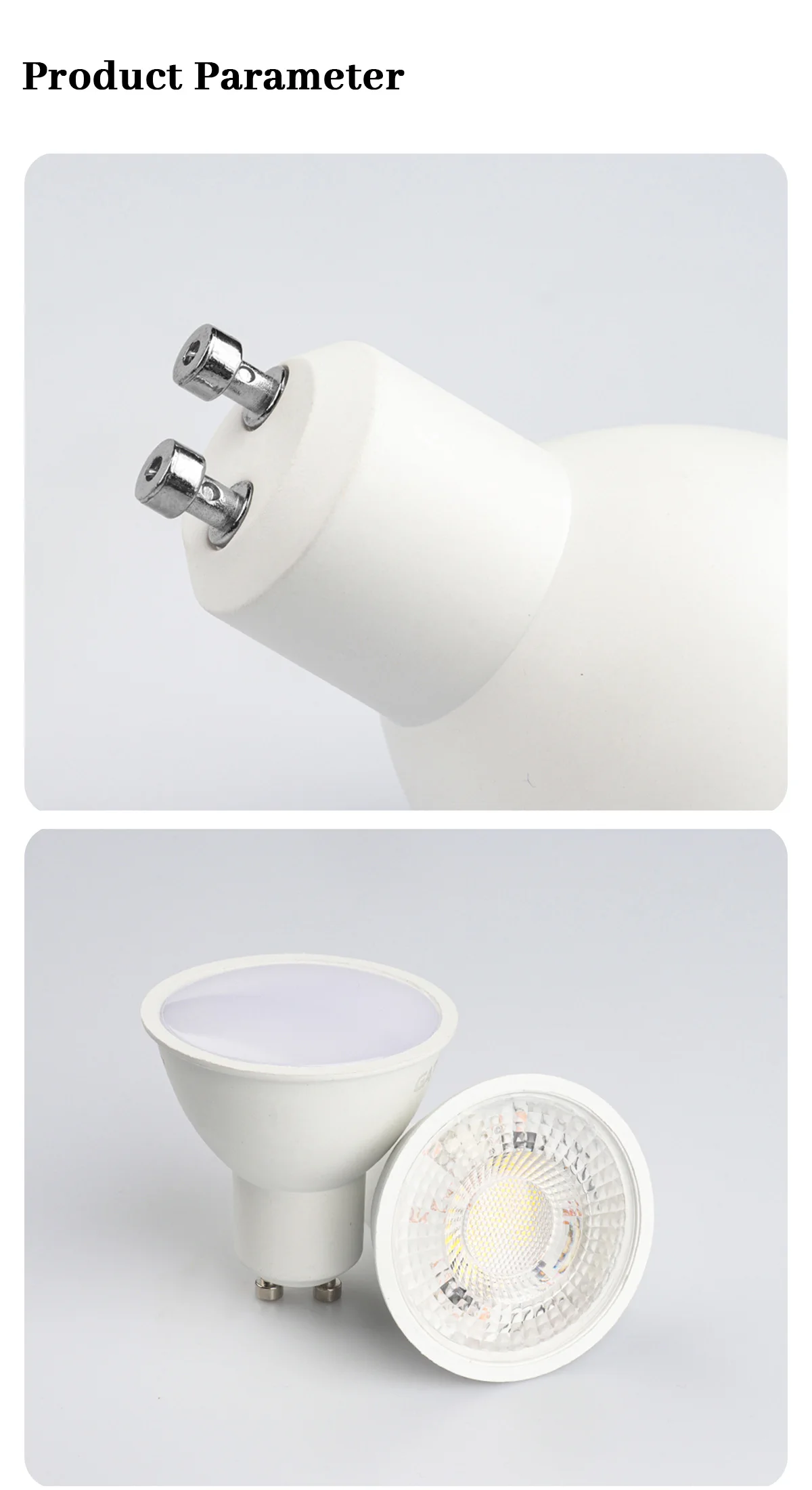 5/8/10/12pcs Dimmable GU10 Led Spotlight 220V Warm Light 3000K 4000K 6000K Dimming Bulb Replace 50W Halogen Lamp Home Direction
