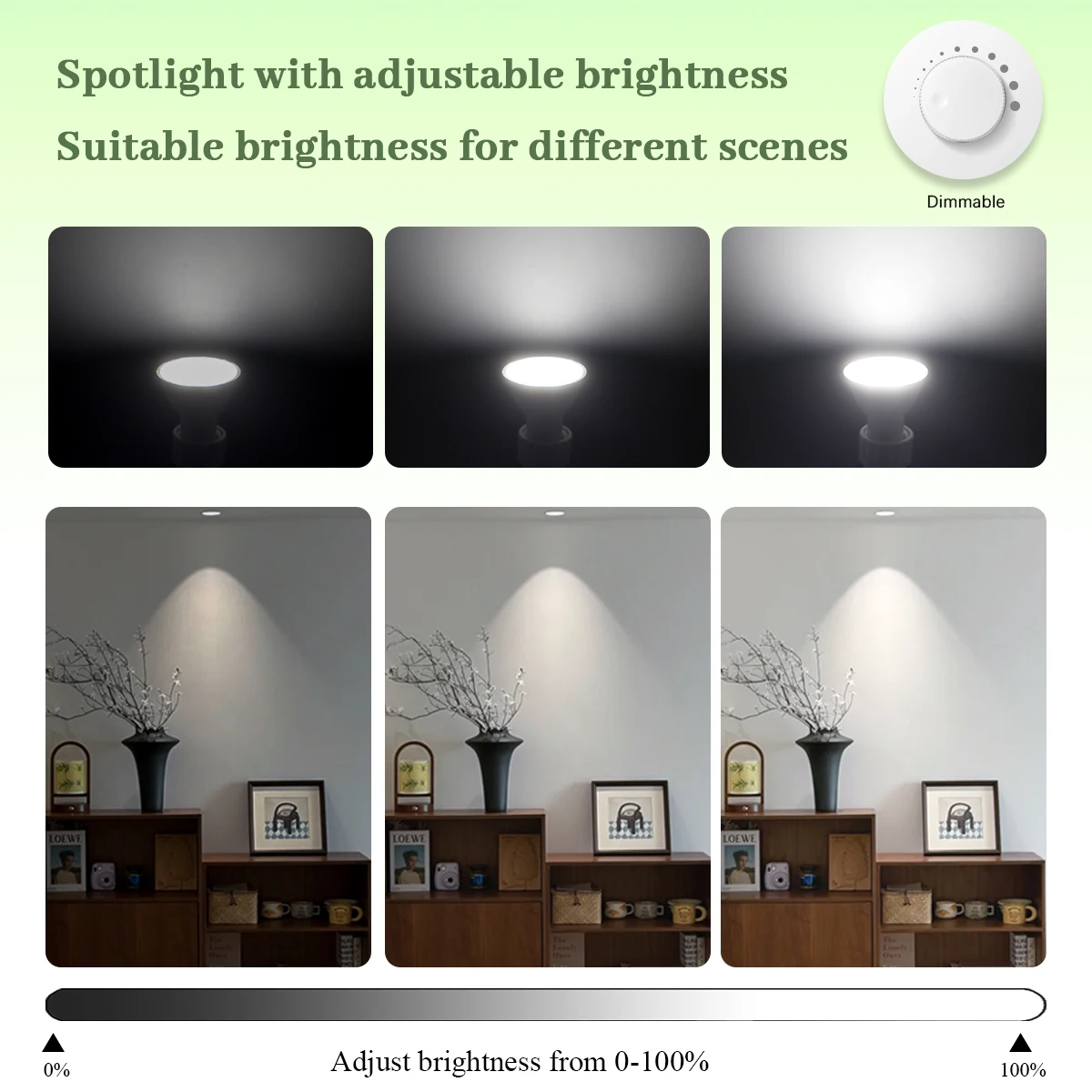5/8/10/12pcs Dimmable GU10 Led Spotlight 220V Warm Light 3000K 4000K 6000K Dimming Bulb Replace 50W Halogen Lamp Home Direction