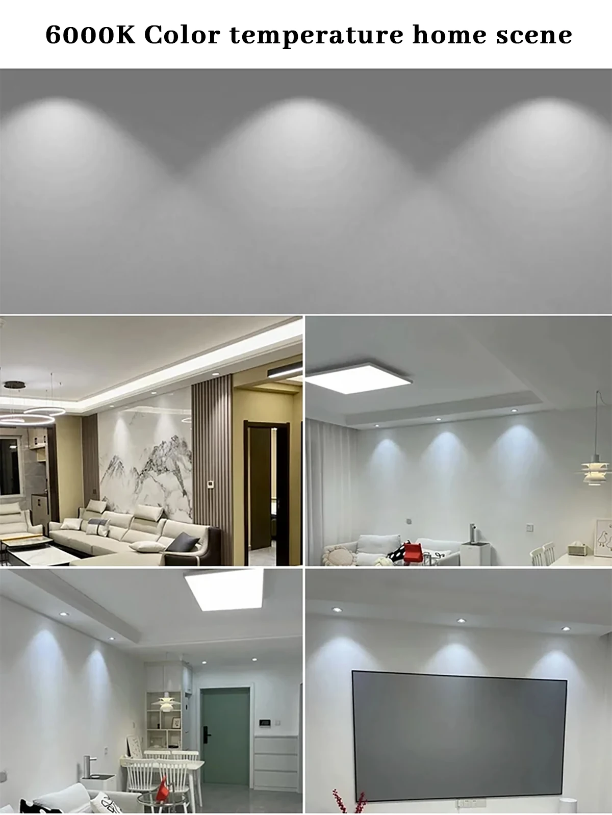 5/8/10/12pcs Dimmable GU10 Led Spotlight 220V Warm Light 3000K 4000K 6000K Dimming Bulb Replace 50W Halogen Lamp Home Direction
