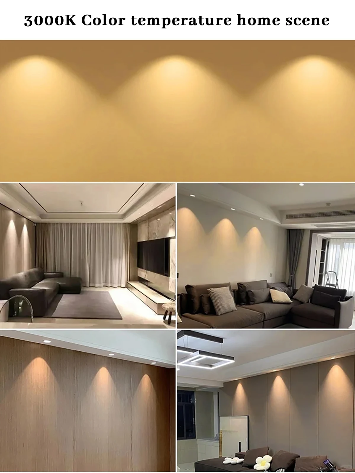 5/8/10/12pcs Dimmable GU10 Led Spotlight 220V Warm Light 3000K 4000K 6000K Dimming Bulb Replace 50W Halogen Lamp Home Direction