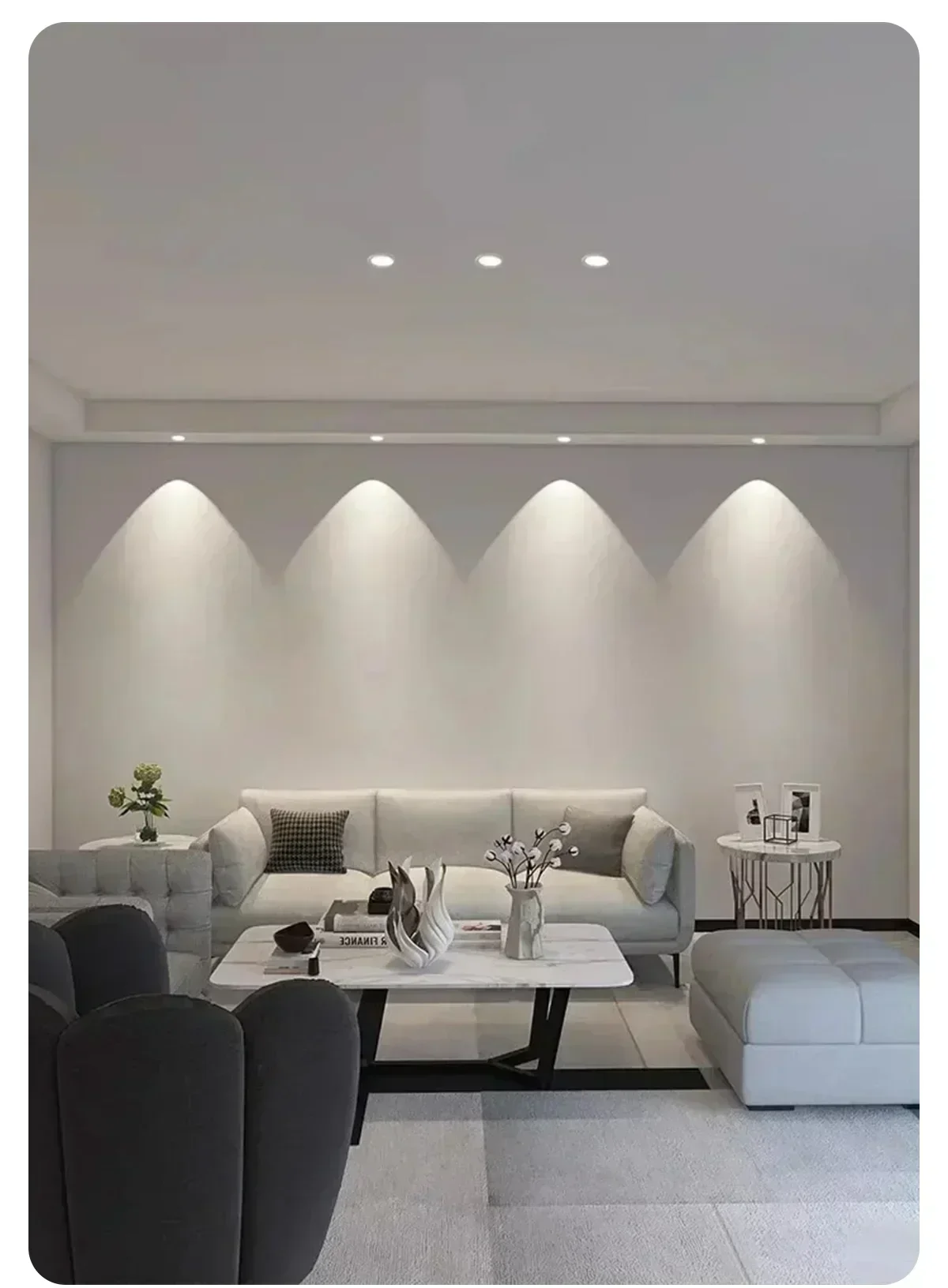 10PCS LED Spotlight GU10 9W 120degree 38degree 3000K 4000K 6000K AC 110V 220V Daylight No Flicker for Track Lighting Living Room