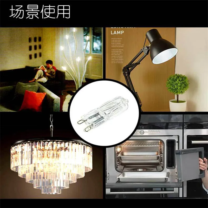 100PCS G9 230V 18W 20W 25W 33W 40W LED Lamp Bulbs Inserted Beads Crystal Lamp Halogen Bulb Eco Halogen Light Bulbs Capsule