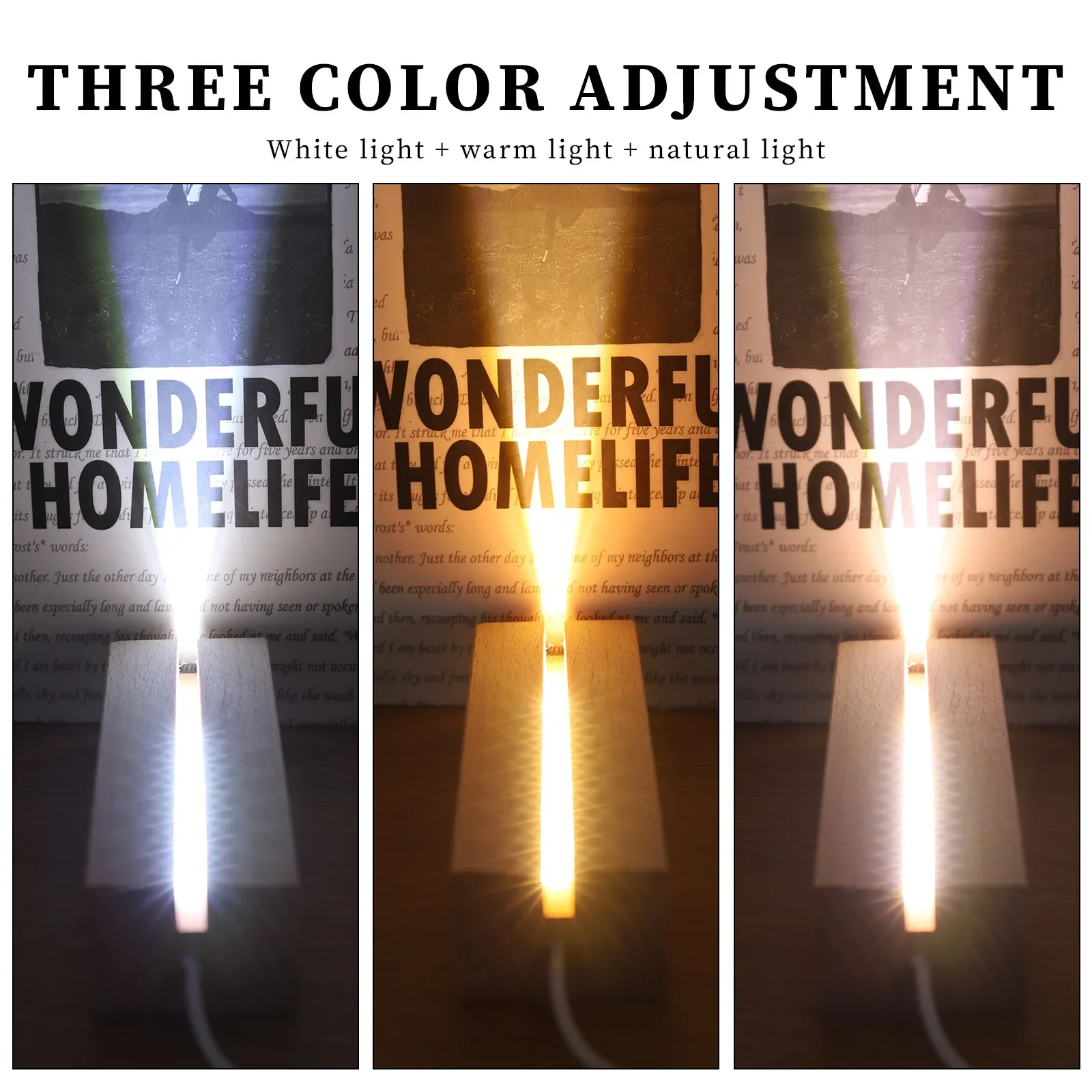 1-10pcs LED Wood Light Display Crystal Acrylic Lighted Base USB Wooden Stand for Resin Art Craft Lights Decor 스탠드 led 조명
