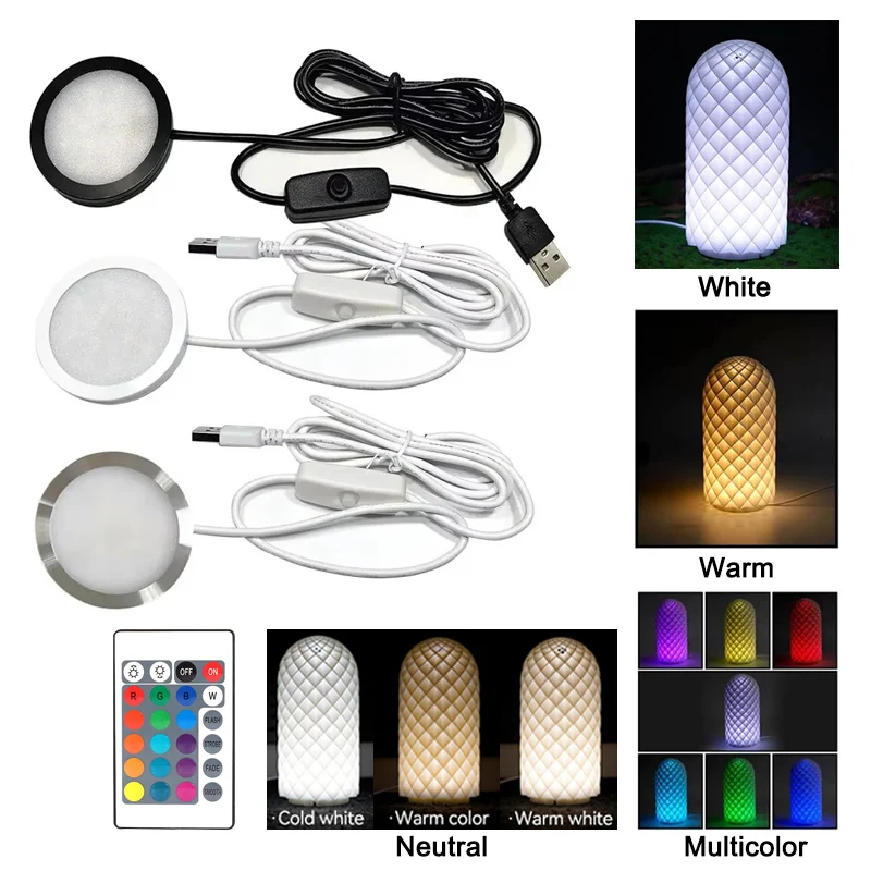 For Bambu Lab LED Lamp Holder Adjustable Light Kit Parts Hardware DIY Model Multicolor Light Aluminum Alloy Shell 001
