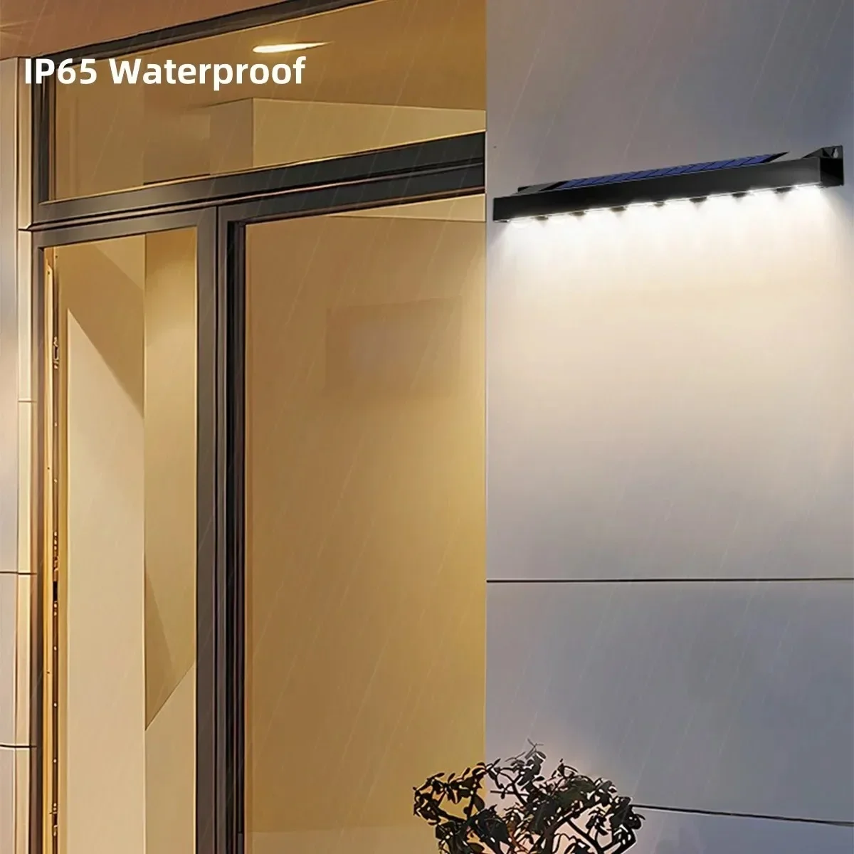 4/6/8LED Solar Wall Light Outdoor Waterproof Solar Fence Sign Lights Garden Decor Porch Patio Deck Balcony Home Atmosphere Light