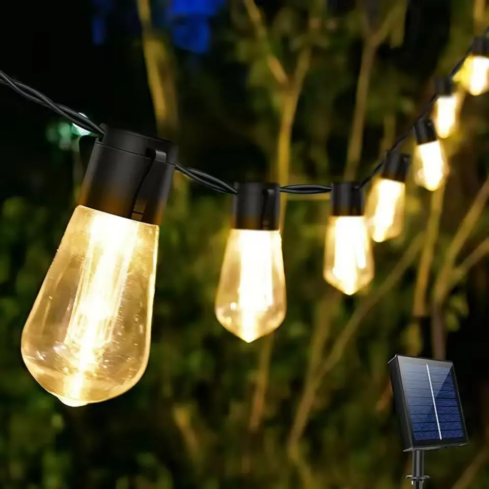 1PC Solar Bulbs String Lights,Outdoor Waterproof Garden Lamps,Garden,Terrace,Balcony,Camping,Party Retro Decoration  Fairy Lamps