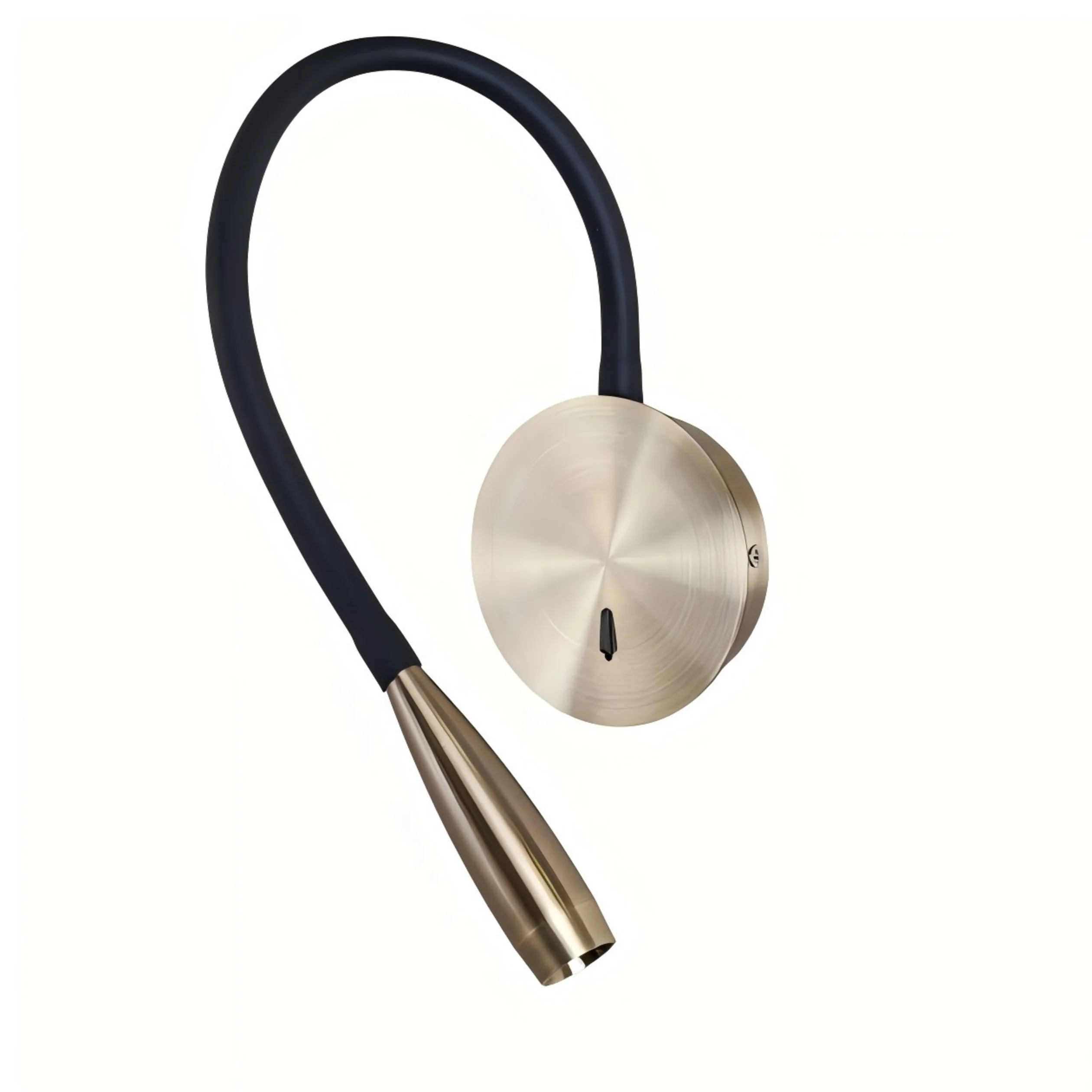 Big 583mm LED Wall Lamp 3W Nordic Antique Bronze Black White Bedside Adjustable Arm Reading Lamp Hotel Home Room Decoration