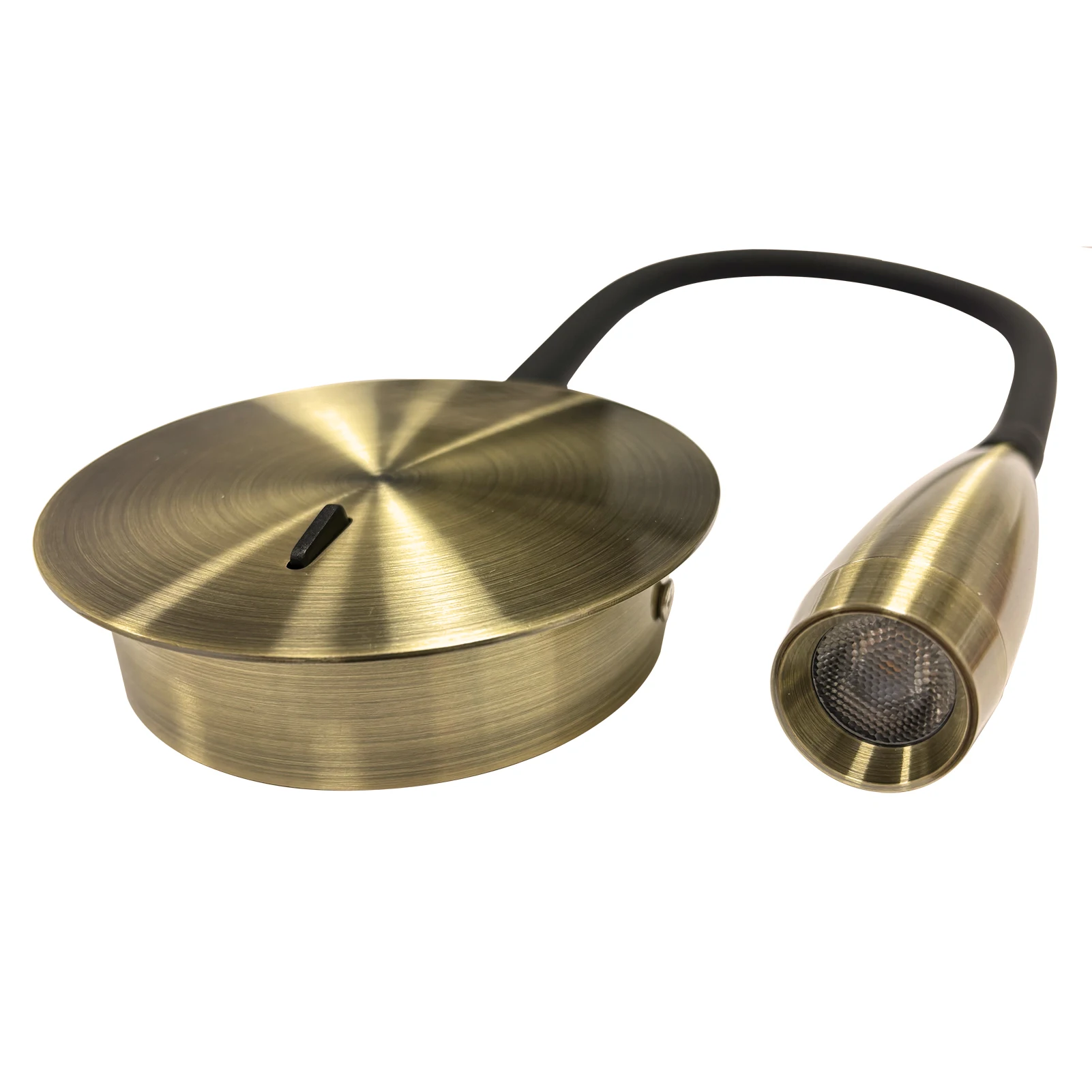 Big 583mm LED Wall Lamp 3W Nordic Antique Bronze Black White Bedside Adjustable Arm Reading Lamp Hotel Home Room Decoration