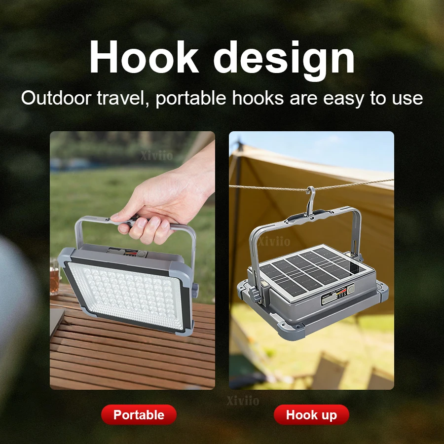 780000000LM Solar Charging Lights Waterproof Portable Lantern 576LEDs Powerful Solar Flood Light Tent Camping Lamp Emergency