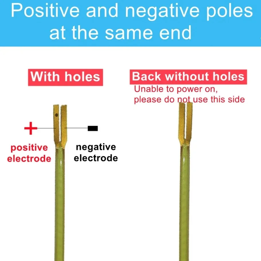 5PCS/Pack 3V LED Same End Filament Flexible Diode Lighting Strip Decoration Ultra Slim Spiral Bulb Retro Edison Bulb Lamp Parts